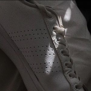 white adidas sneakers